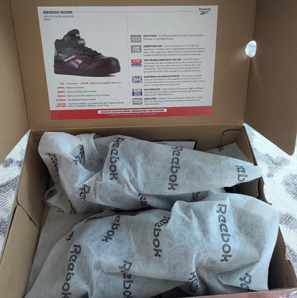 Reebok Work BB4500 Composite Toe Work Sneaker Women's 9 NEW IN BOX - Picture 2 of 14
